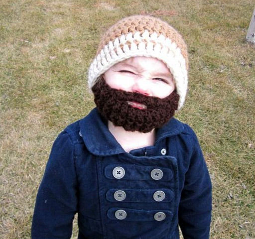 Kid with a beard